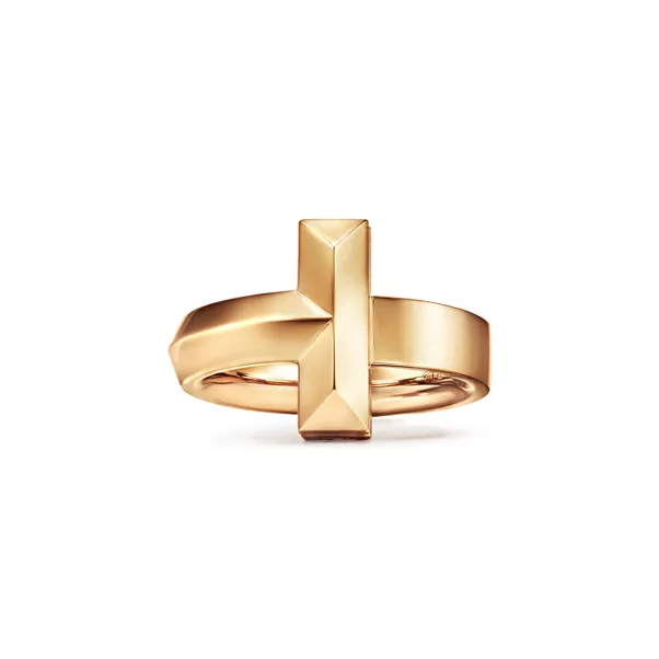 Anello T1 in oro giallo