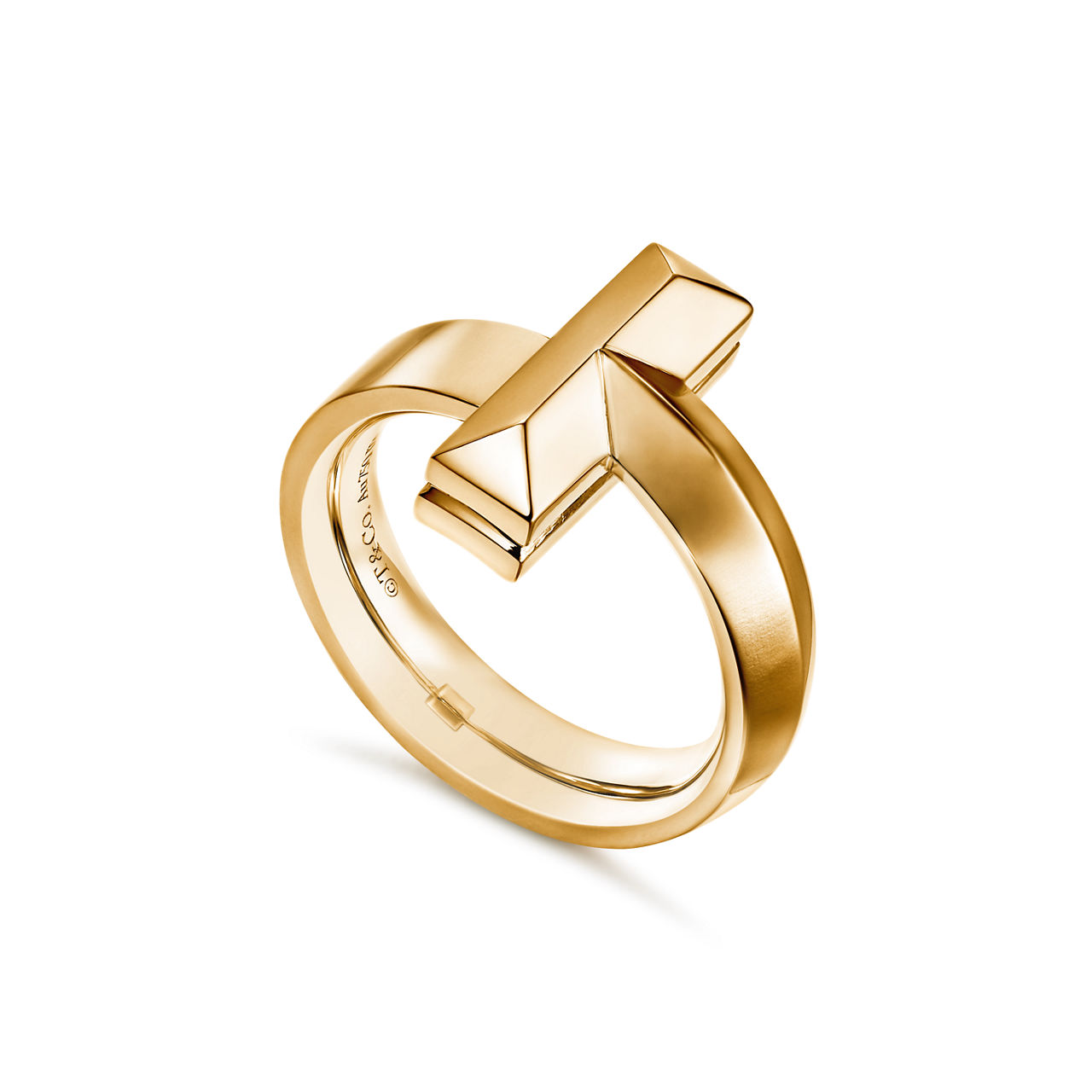 Tiffany T:T1 Ring in Yellow Gold image number 3