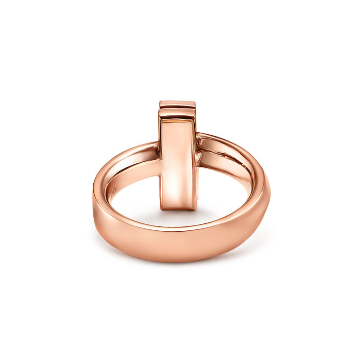 Tiffany T:T1 Ring in Rose Gold image number 5