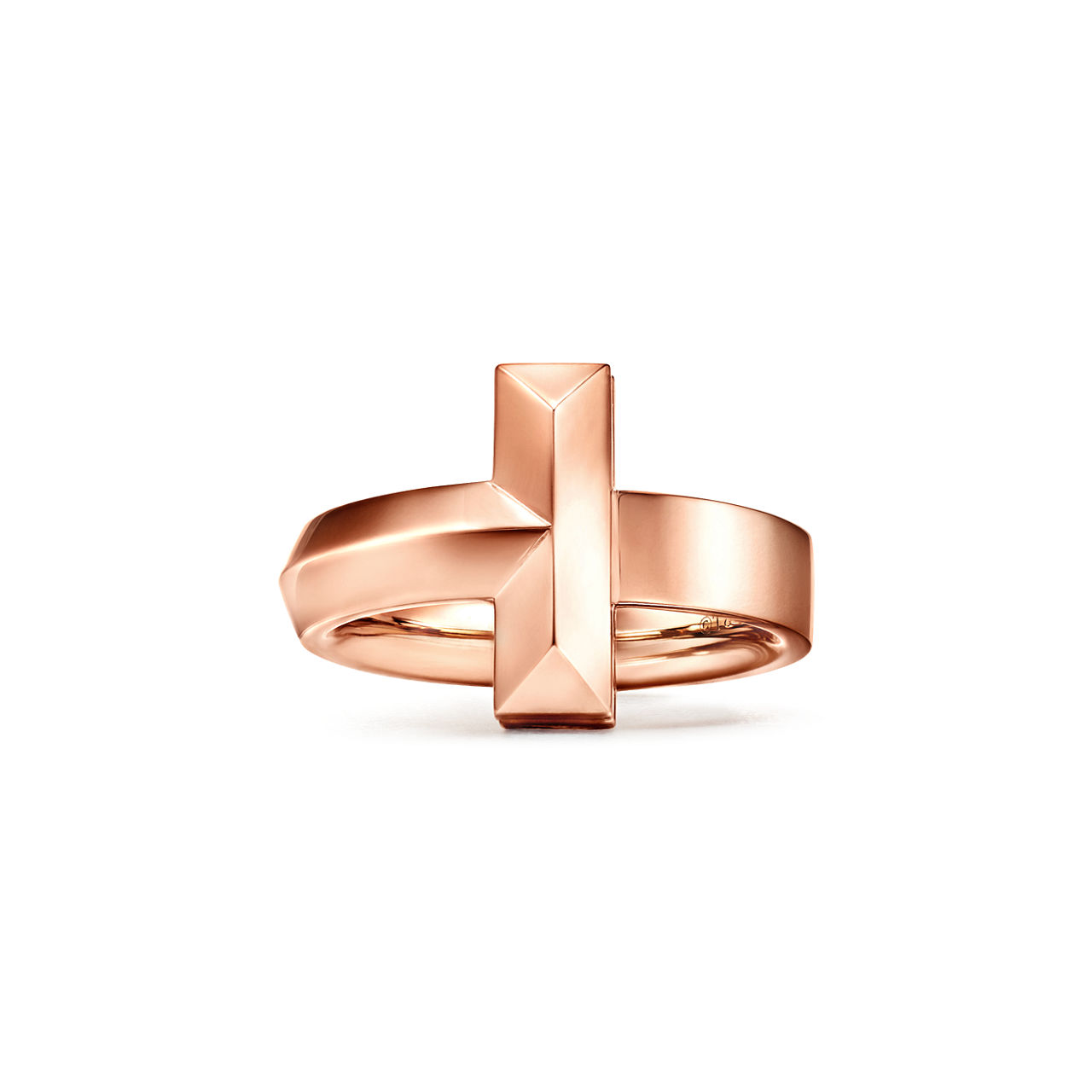 Tiffany T:T1 Ring in Rose Gold image number 0