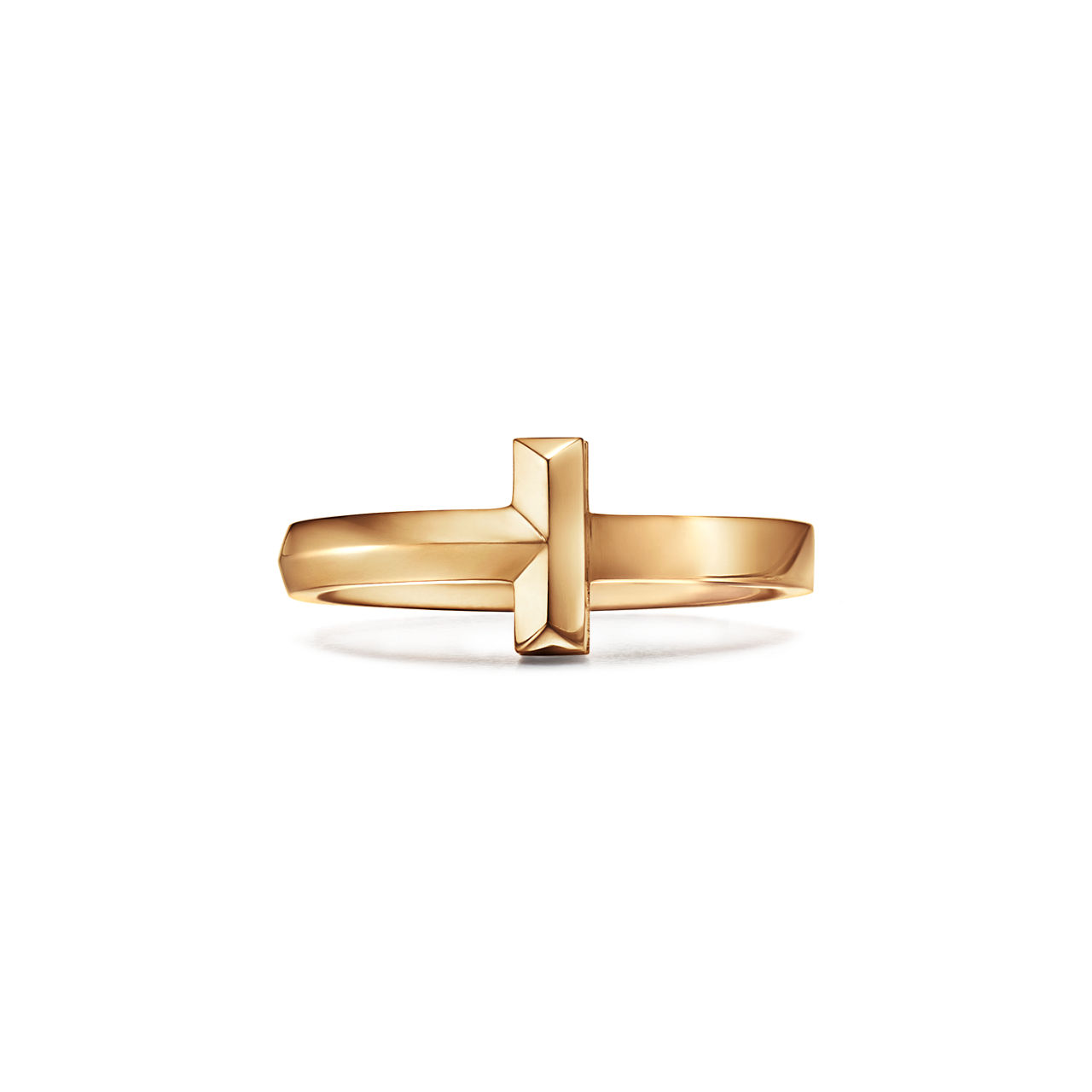 Tiffany T:Bague T1 en or jaune 18 carats numéro dimage {1}