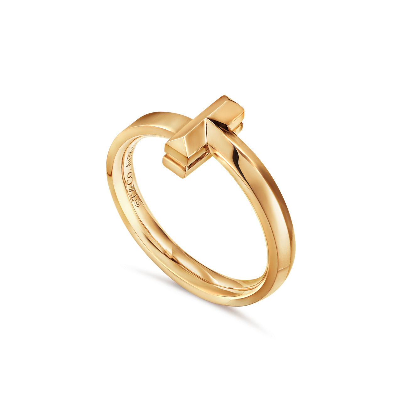 Tiffany T:T1 Ring in Yellow Gold image number 3