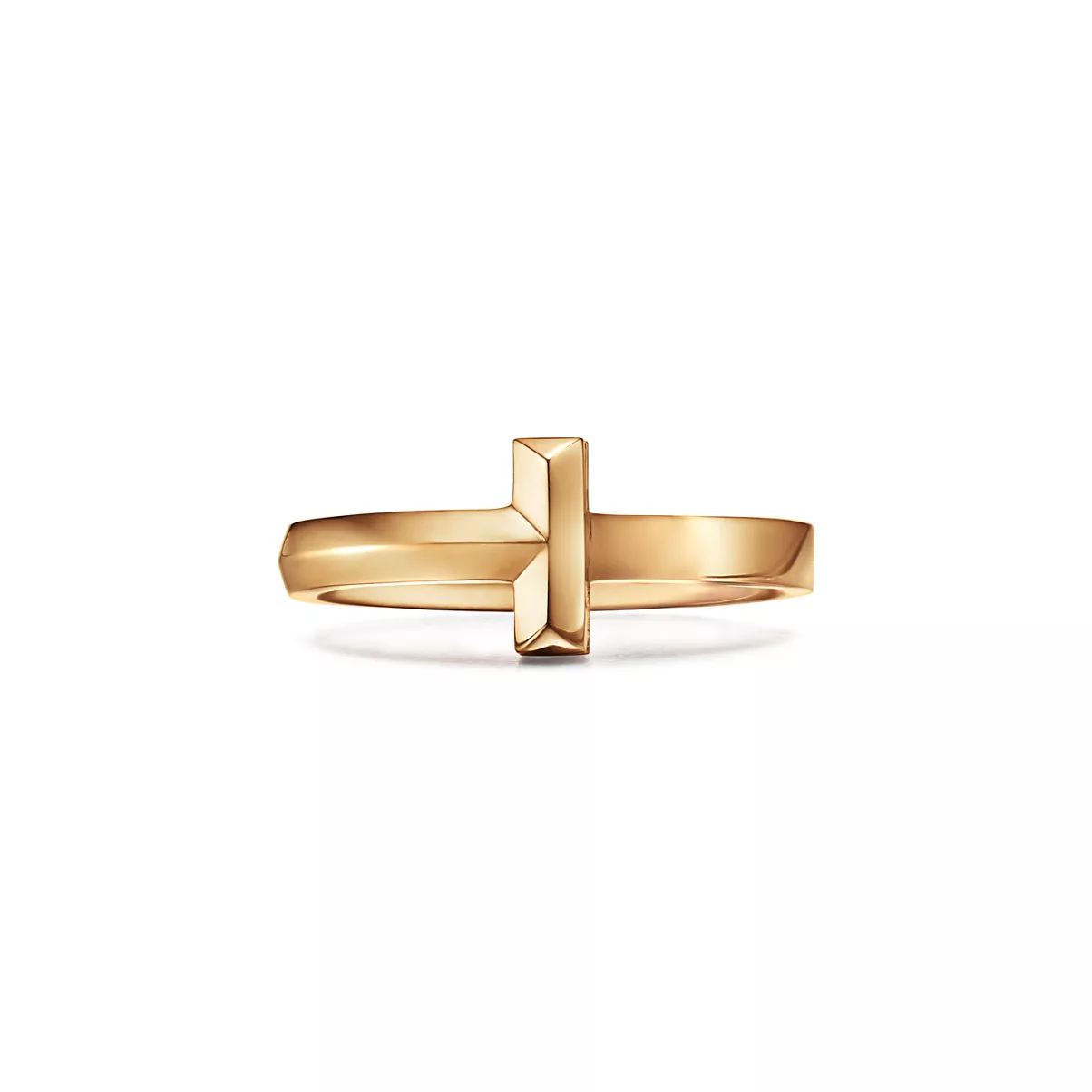 Anello T1 in oro giallo