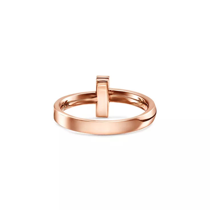 Tiffany T:T1 Ring in Rose Gold, 5