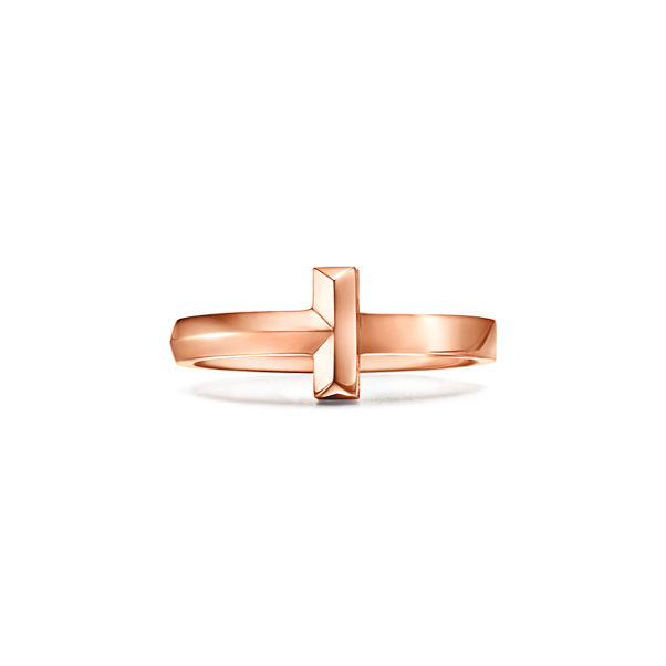 Tiffany T:T1 Ring in Rose Gold