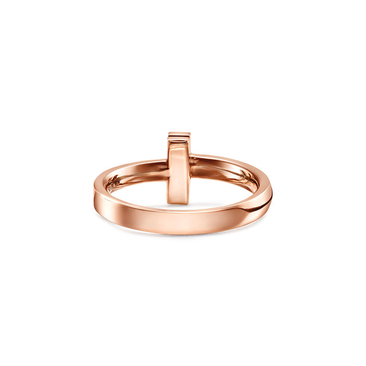 Tiffany T:T1 Ring in Rose Gold image number 5