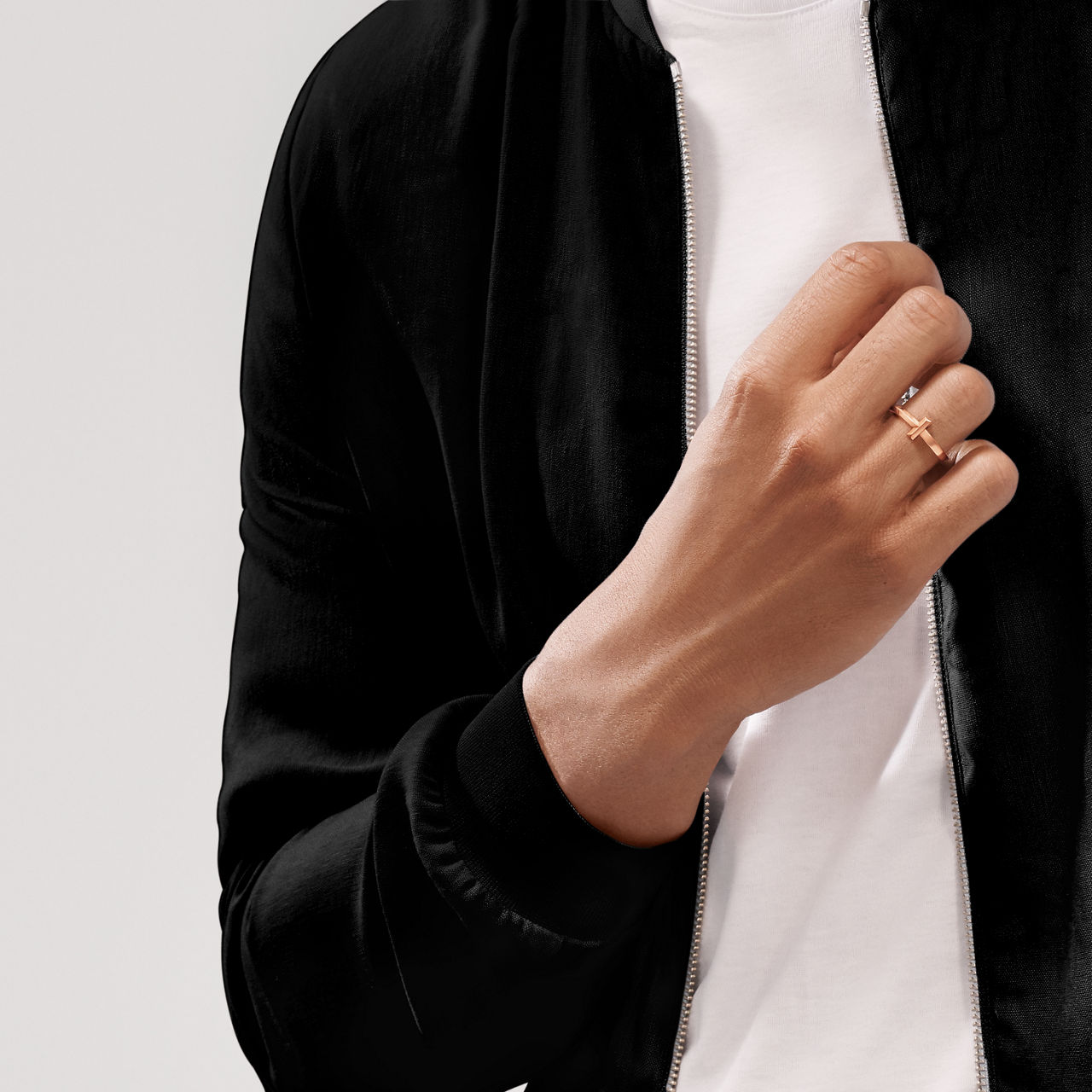 Tiffany T:T1 Ring in Rose Gold | Tiffany & Co. US