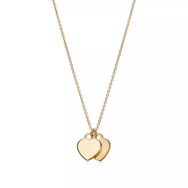 Return to Tiffany®:Mini Double Heart Tag Pendant, 2