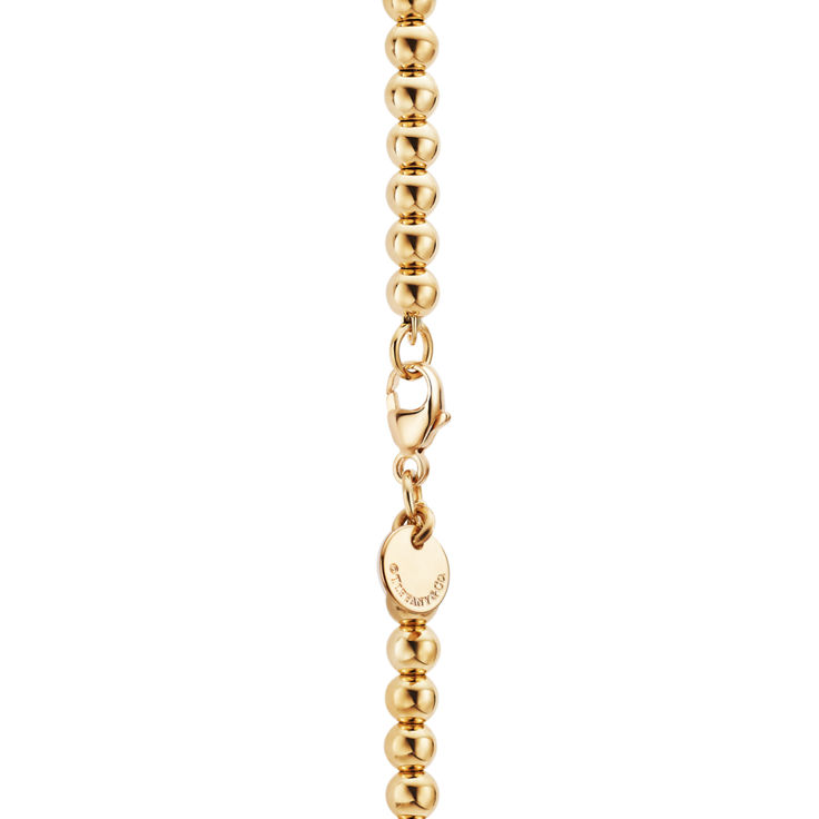 Return to Tiffany™:Mini Heart Tag Bead Bracelet image number 4