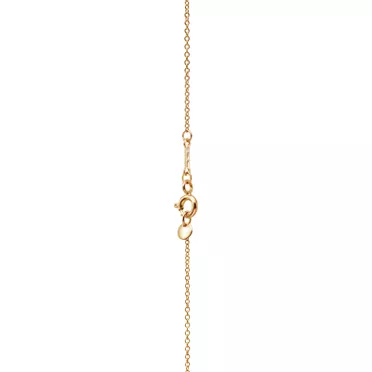 Paloma's Studio:Hexagon Pendant in 18k Gold with a Blue Topaz, 3