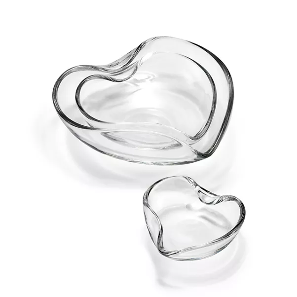 Heart Bowl in Crystal Glass