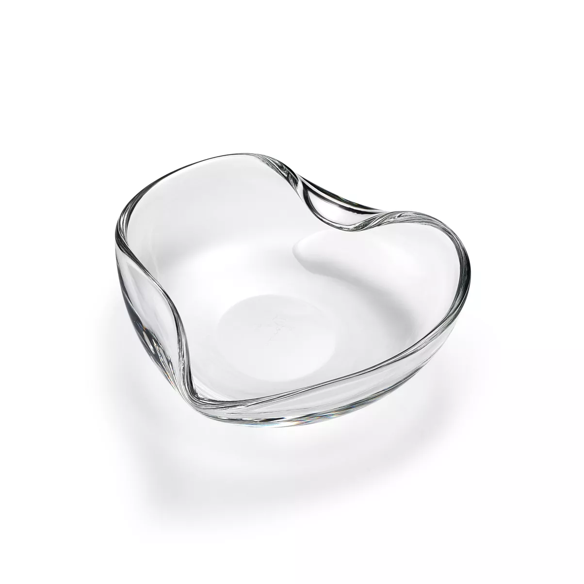 Heart Bowl in Crystal Glass