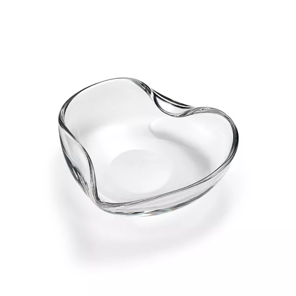 Heart Bowl in Crystal Glass