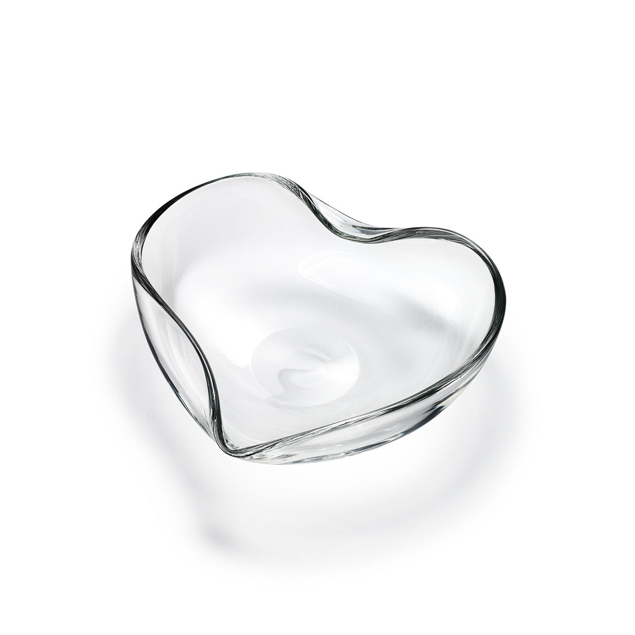 Heart Bowl in Crystal Glass