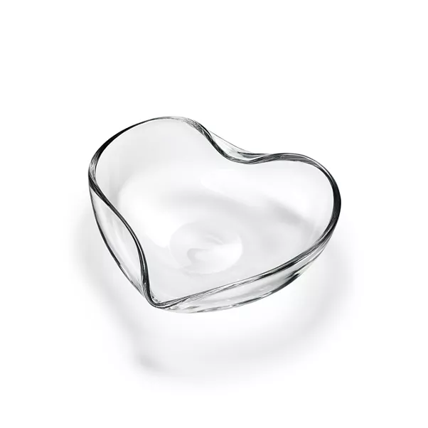 Heart Bowl in Crystal Glass