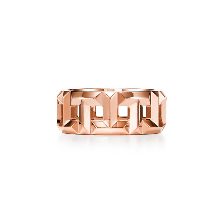 Tiffany T:True 8 mm Ring in 18k Rose Gold in Rose Gold image number 4