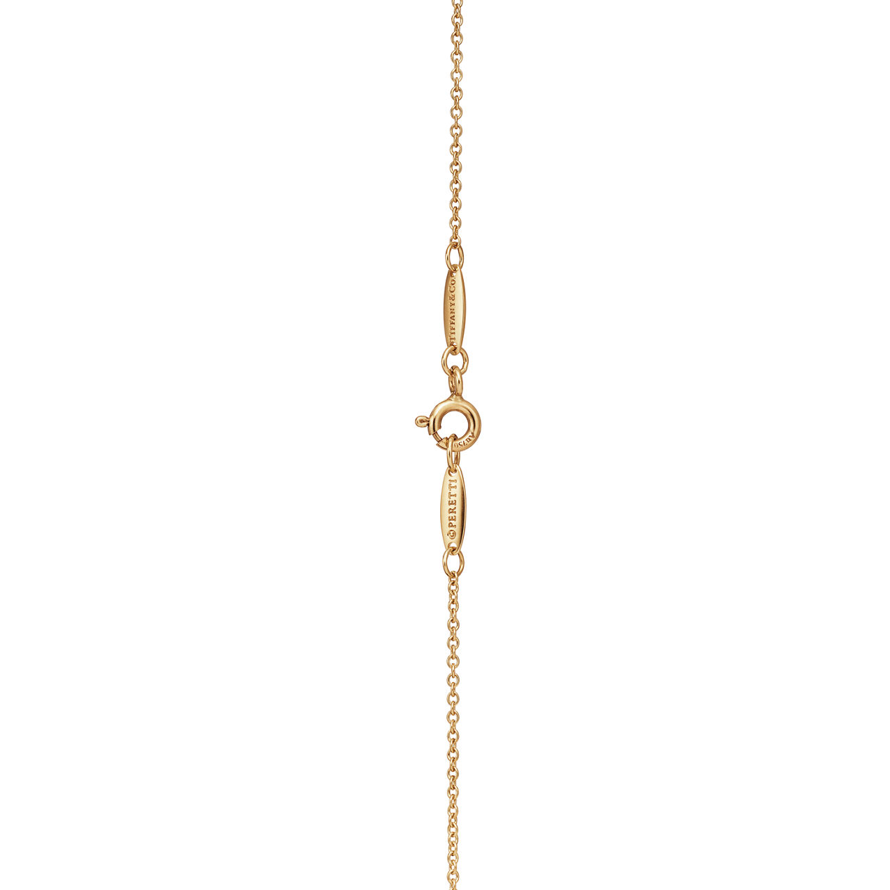 Elsa Peretti®:Open Heart Pendant in 18k Gold with Diamonds  image number 3