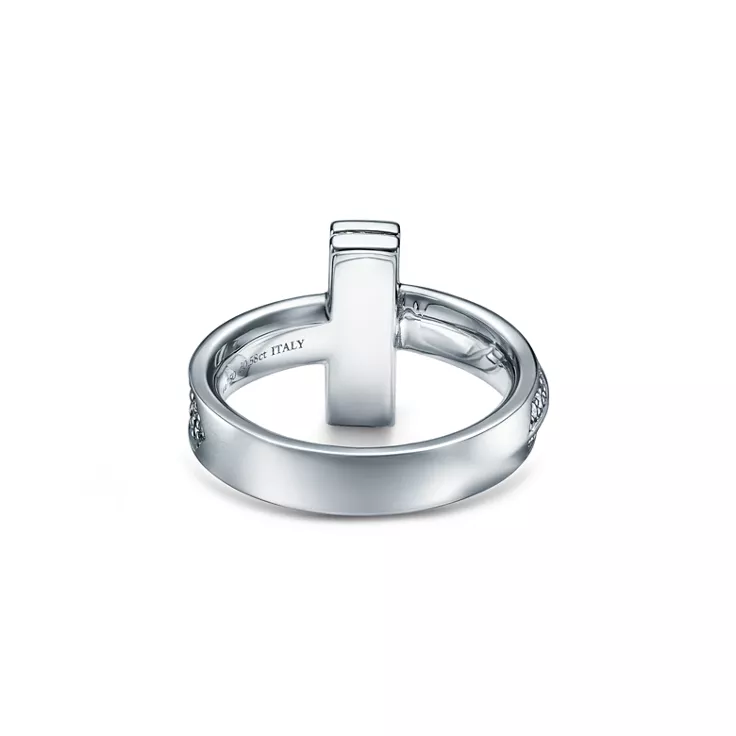 Tiffany T:T One Ring in Wei&szlig;gold mit Diamanten, 5