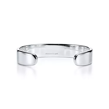 Return to Tiffany&reg;:Narrow Cuff in Sterling Silver with Diamonds, 3