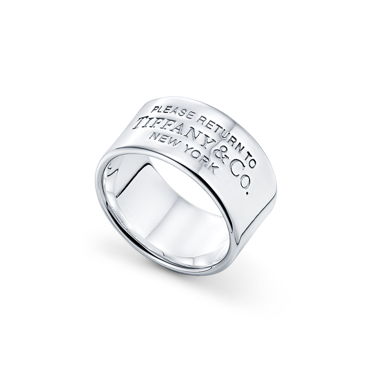 Return to Tiffany™:Breiter Ring in Sterlingsilber Bildnummer 2