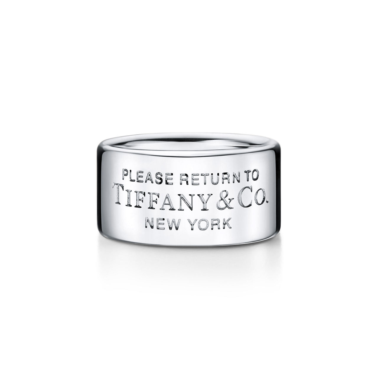 Return to Tiffany™:Breiter Ring in Sterlingsilber Bildnummer 0