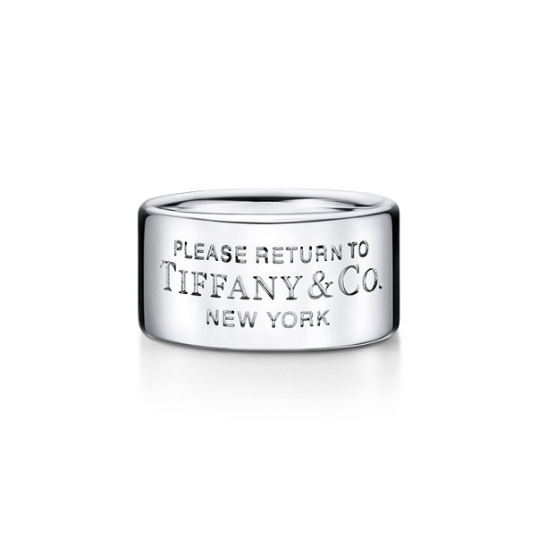 Return to Tiffany™:Wide Ring in Sterling Silver