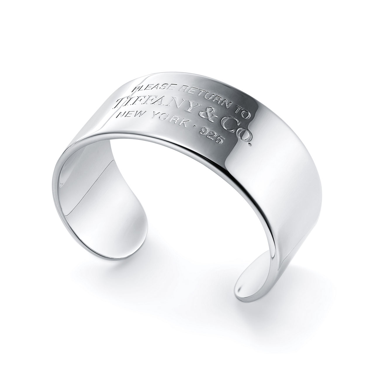 Return to Tiffany™:Brazalete ancho en plata de ley imagen número 2
