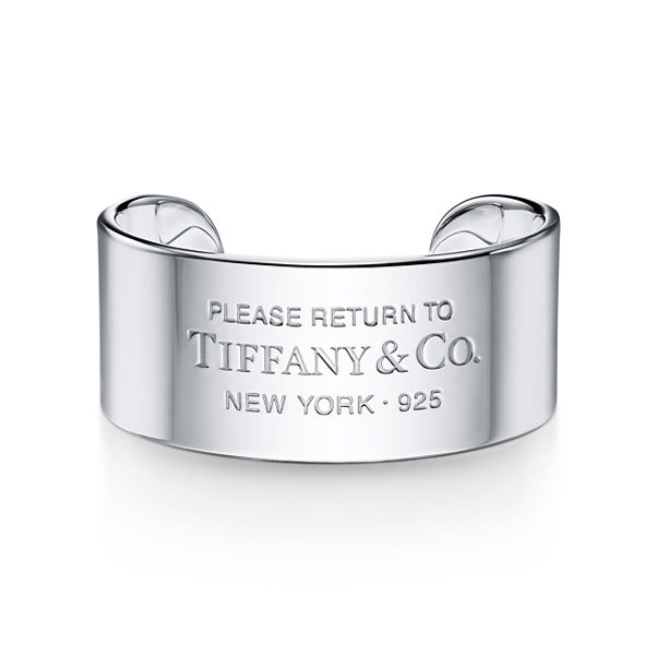 Return to Tiffany™:Breiter Armreif in Sterlingsilber