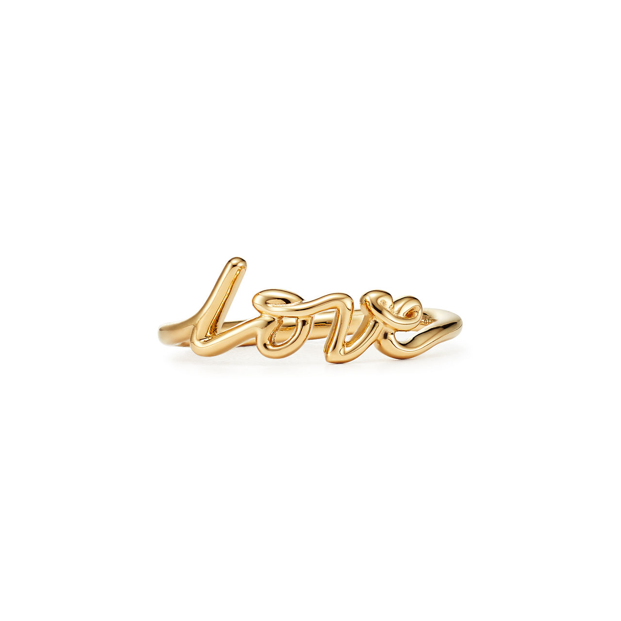 Love Ring in Gelbgold, Mini