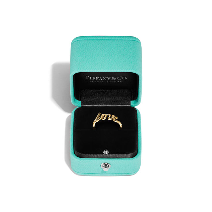 Collezione Graffiti di Paloma Picasso®:Anello Love in oro giallo, mini numero immagine 4