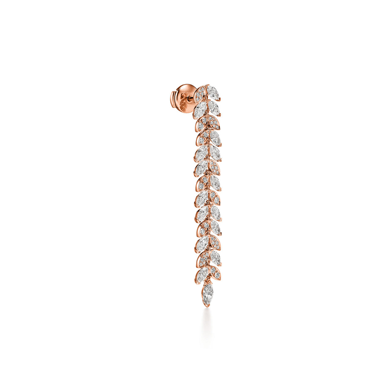 Tiffany Victoria®:Diamond Vine Drop Earrings image number 2
