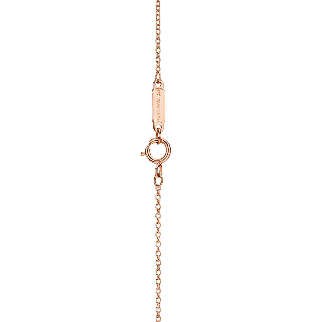 Tiffany Victoria®:Vine Circle Diamant-Anhänger in 18 Karat Roségold Bildnummer 3