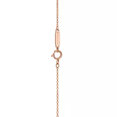 Tiffany Victoria®:Diamond Vine Circle Pendant in 18k Rose Gold, 3