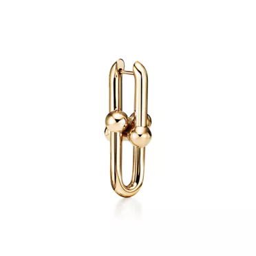 Tiffany HardWear:Large Link Earrings in Yellow Gold, 2