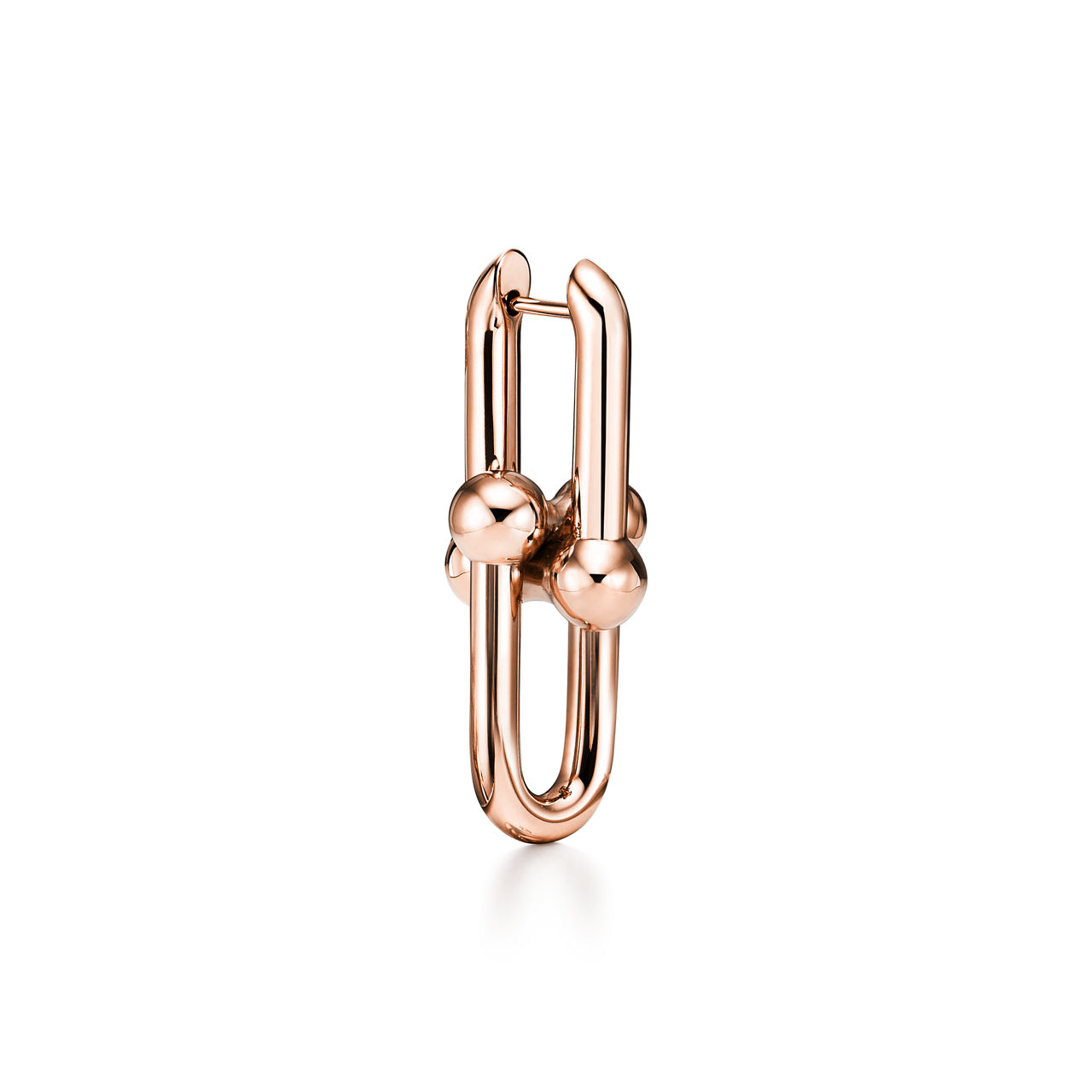 Tiffany HardWear:Large Link Earrings in Rose Gold image number 2