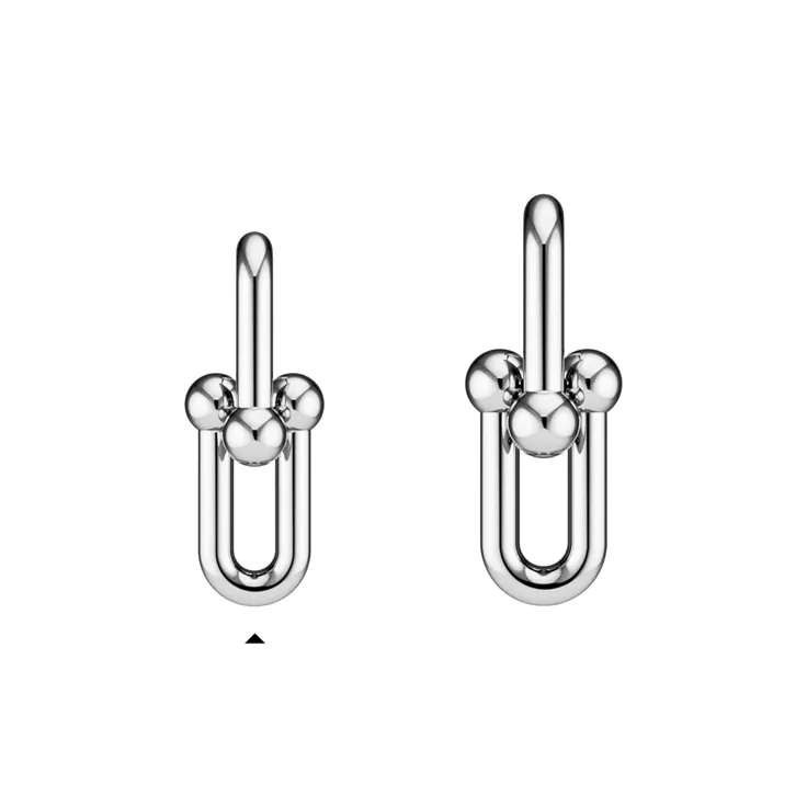Tiffany HardWear:Large Link Earrings in Sterling Silver, 4