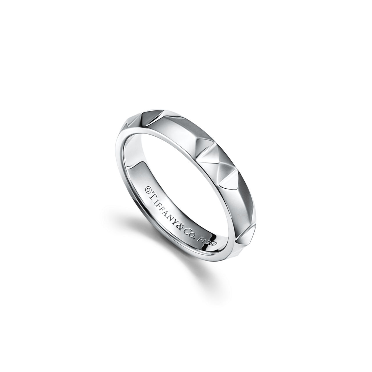 Tiffany True®:Ehering in Platin, 4 mm breit Bildnummer 3