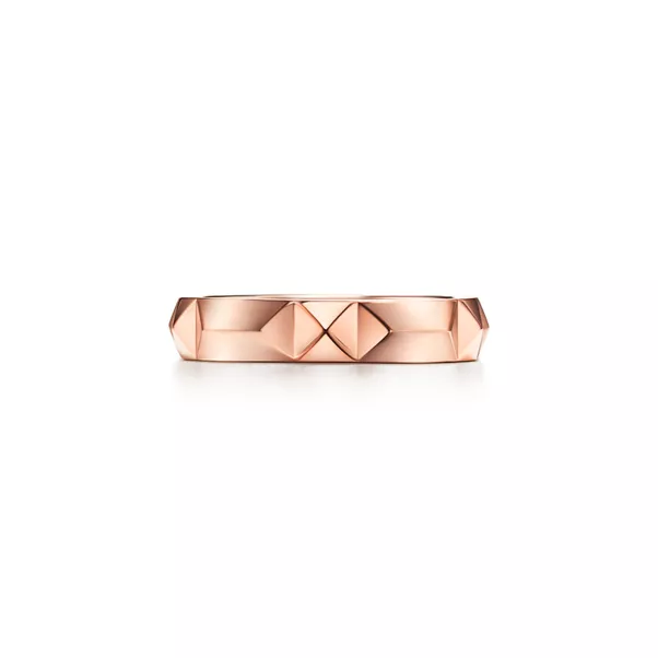 밴드 링, 로즈 골드, 두께 4mm