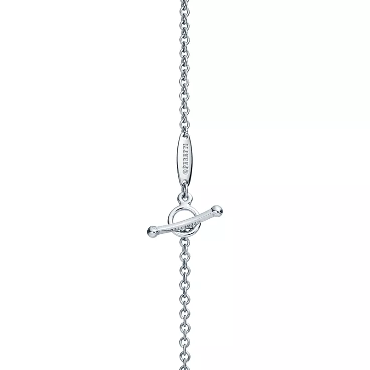 Elsa Peretti®:Color by the Yard Sprinkle Necklace in Platinum with Sapphires and Diamonds, 5