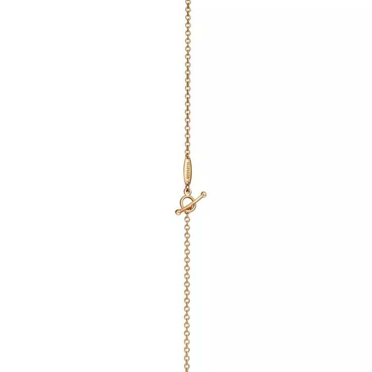 Elsa Peretti®:Color by the Yard Sprinkle Necklace in Gold with Emeralds and Diamonds, 5