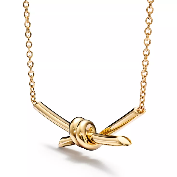 Tiffany Knot:Pendant in Yellow Gold, 4