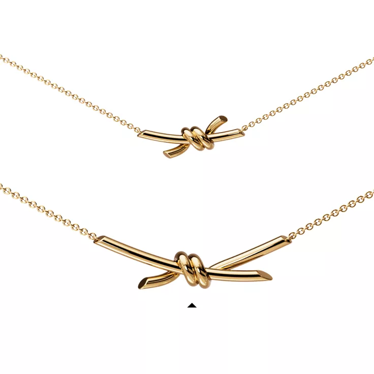 Tiffany Knot:Pendant in Yellow Gold, 5