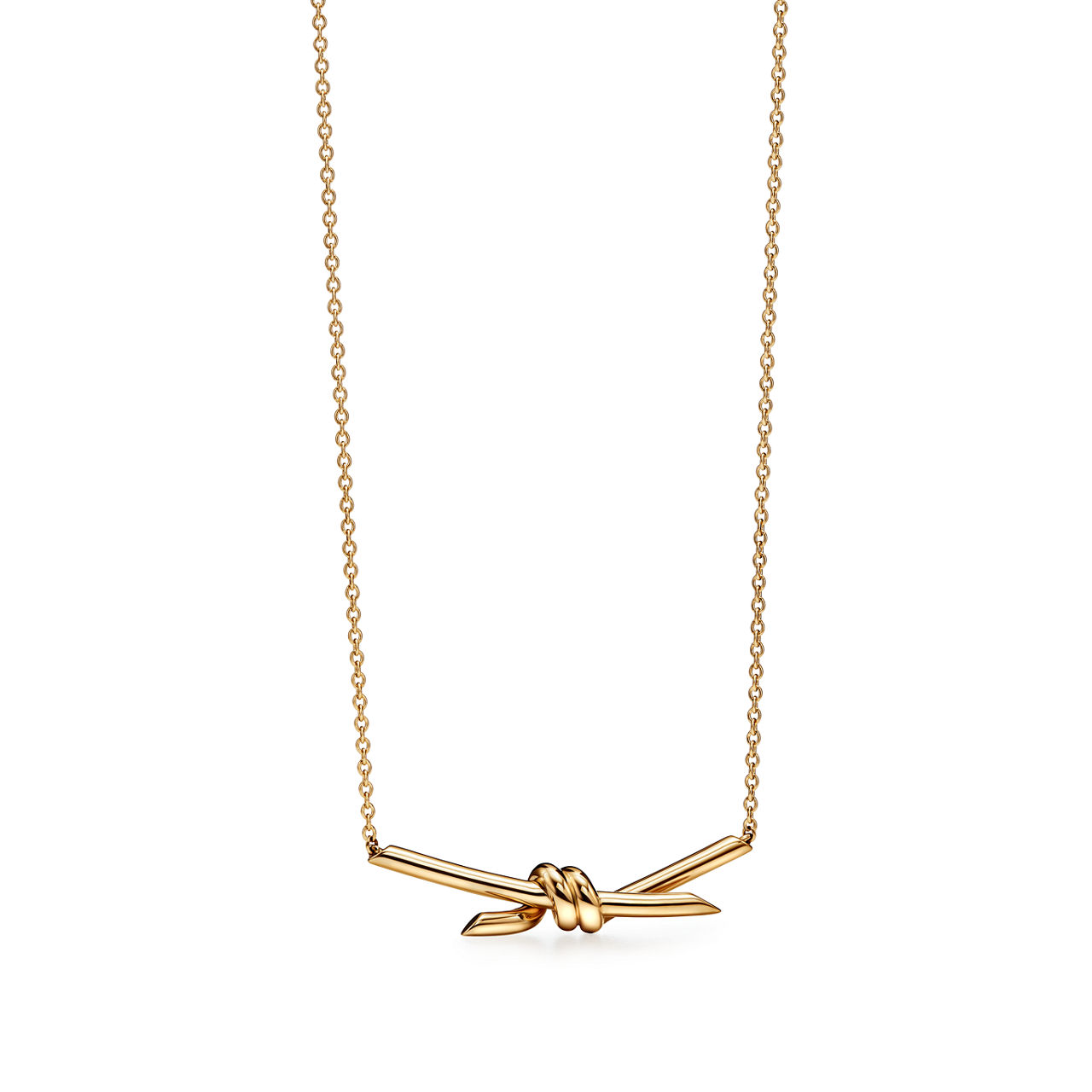 Tiffany Knot:Pendant in Yellow Gold image number 0