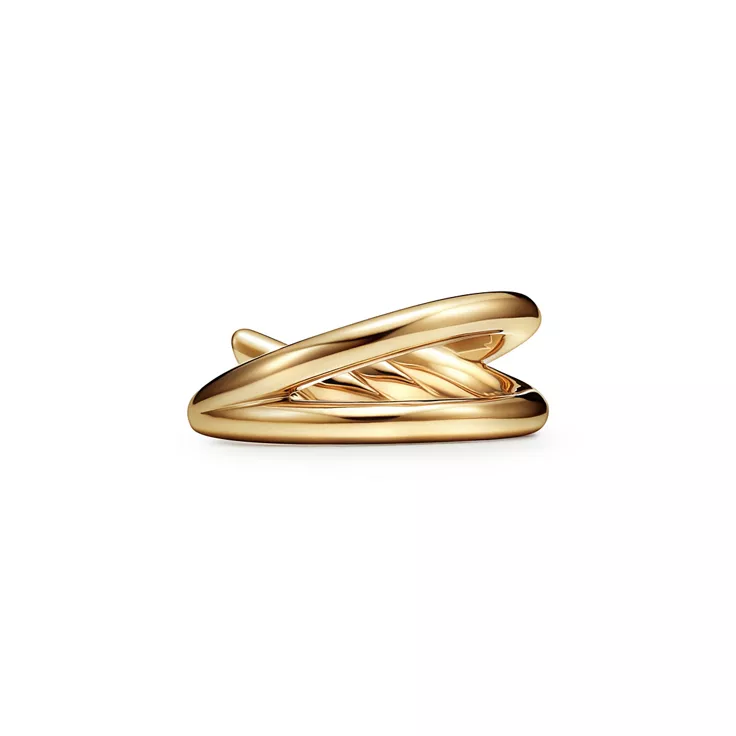 Collezione Tiffany Knot:Anello Double Row in oro giallo, 4