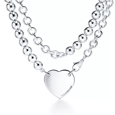 Return to Tiffany®:Heart Tag Wrap Necklace, 2