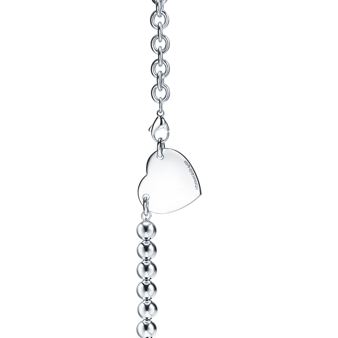 Return to Tiffany™:Wickelhalskette mit Herzanhänger in Sterlingsilber, 81,3 cm Bildnummer 3