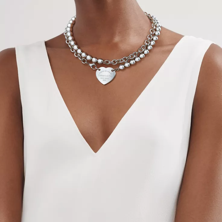 Return to Tiffany®:Heart Tag Wrap Necklace, 1