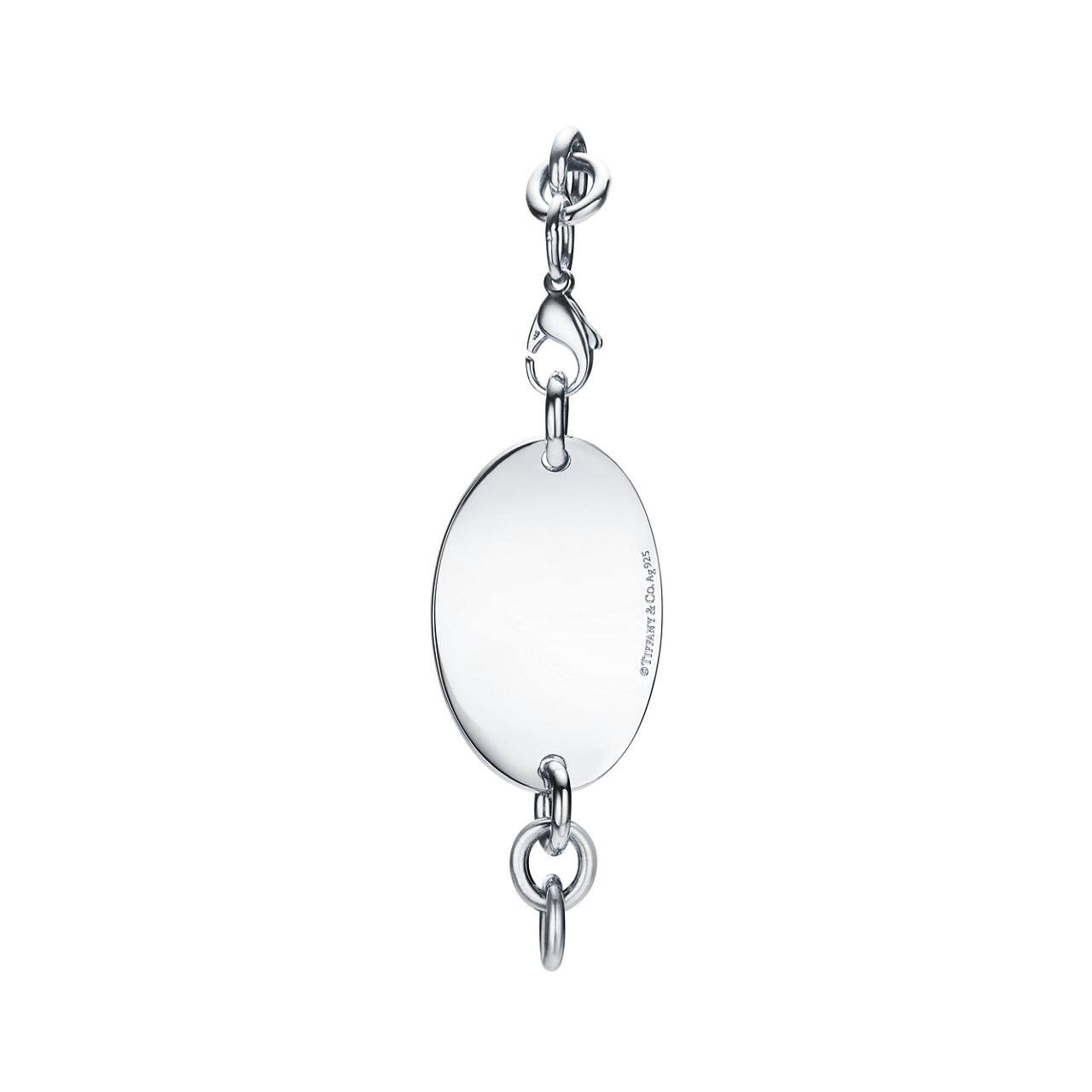 Return to Tiffany™:Bracelet Plaque ovale Ultra en argent 925 millièmes numéro dimage {1}