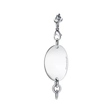 Return to Tiffany™:Ultra Oval Tag Bracelet in Sterling Silver, 3