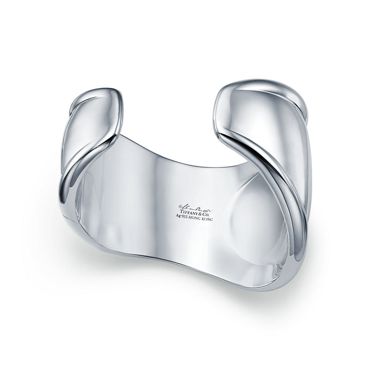 Elsa Peretti®:Small Bone Cuff in Sterling Silver with Elsa Peretti®:Small Bone Cuff in Sterling Silver with